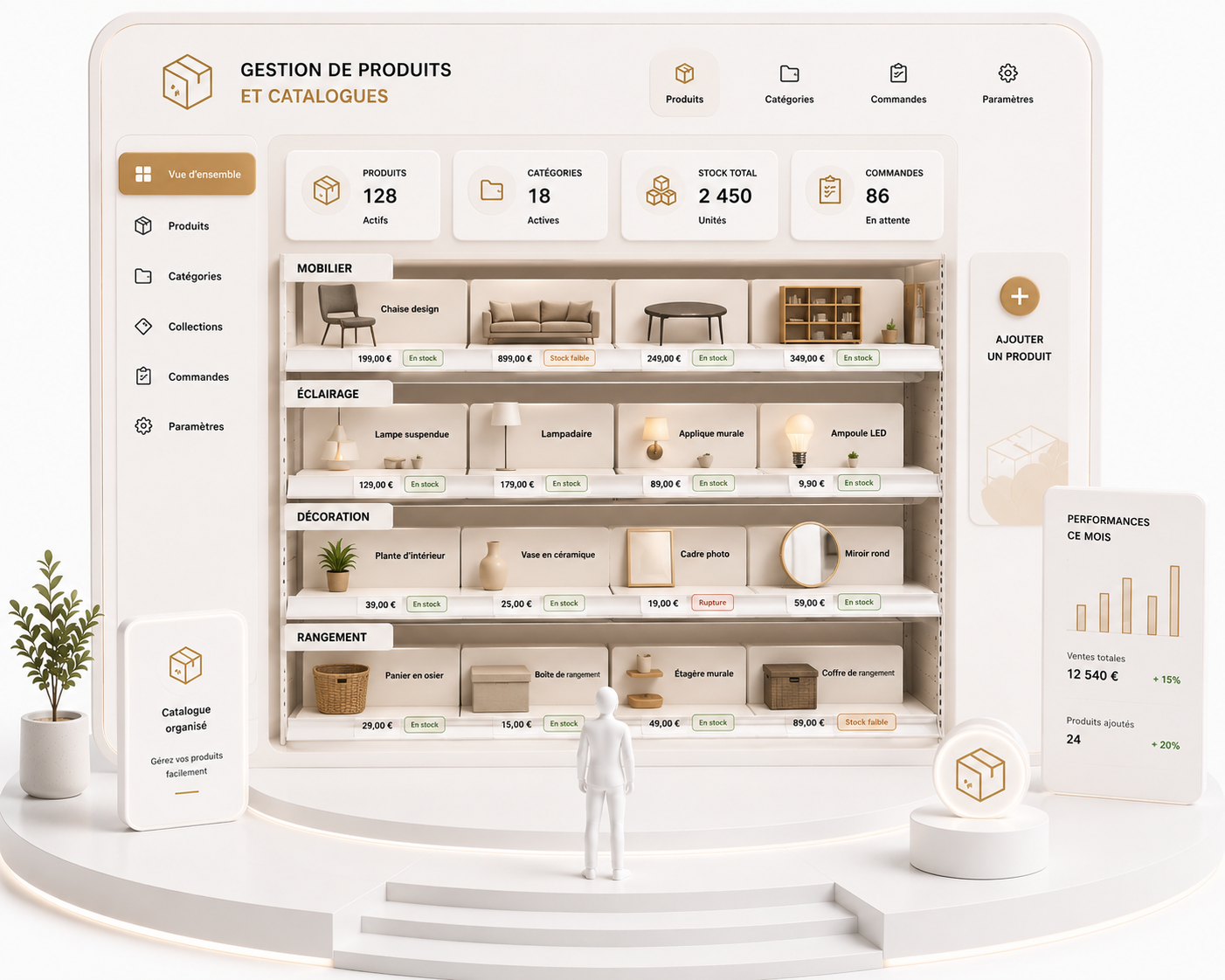 Gestion de produits et catalogues